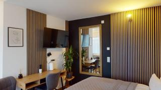 CROWN LIVING Studios - Studio für 2 Personen - Sitzplatz auf der Terrasse - kostenloser Parkplatz - Self Check-in - Dornbirn - 7