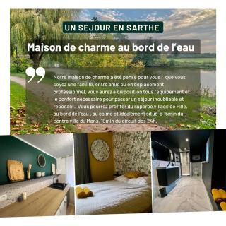Charmant gîte au bord de la Sarthe - 6 personnes - Fillé - 1