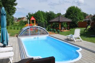 Domek Bagienice z basenem - 0