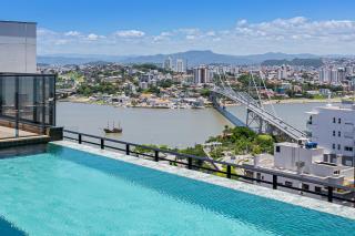 Studios Tower by Viva - Prédio com piscina no rooftop no centro de Floripa - 1