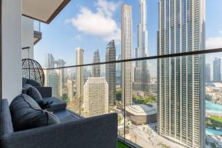 Jaw-Dropping Full Burj Khalifa View from Balcony - Dubai - 0
