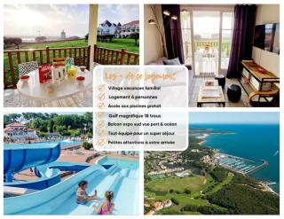 "LE REVEILLON" Appartement 6 personnes, village vacances, vue port, accès piscines gratuit - Talmont - 9