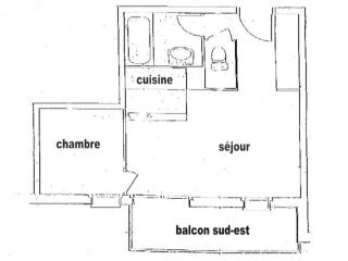Beau 2 Pièces aux Saisies, 4 Couchages, à 100m du Centre et 300m des Pistes - FR-1-293-17 - Les Saisies - 7