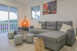 Villa Nirvana vue Mer piscine plage de Petit Havre a 200 metre - 3