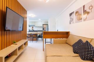 Apartamentos a150 M DA PRAIA com SACADA, WI-FI, PISCINA, PORTARIA 24h, PLAYGROUND e vaga de GARAGEM - 2