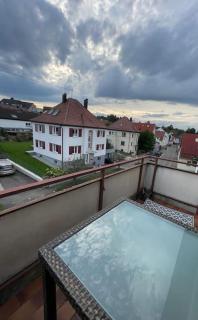 Sky Studio Apartment 1,5 Zimmer für 4 Leute Zentral 35qm S-Bahn Mercedes Benz - Magstadt - 8