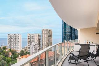 Grande terrasse - Vue mer - Parking - BK - Beausoleil - 8