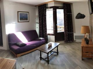 Studio cabine 4 personnes, balcon et accès direct pistes - FR-1-322-562 - 0