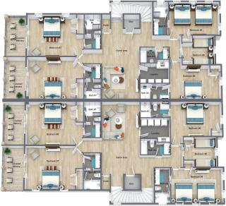 Seaside East And West 2 Properties - 24 Bedrooms - 8