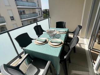 T3 neuf climatisé avec terrasse, piscine et parking à Argelès-sur-Mer - FR-1-732-27 - Argelès-sur-Mer - 0