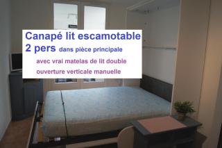 Lara 3 - T2 Loggia Piscine 2 lits doubles Parking Près du centre-port et île Loisirs - Cap d'Agde - 6