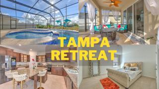 SPECTACULAR RETREAT 5BD 12 PPL Hotspot In The Heart Of Tampa - - 0