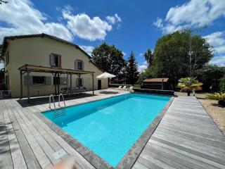 Luxurious Villa in Cazaubon with Swimming Pool - Marguestau - 0
