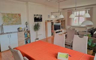 Town-Villa, Apartment, living room with big Sofa bed , 2 bedroom, 1kitchen, 1bathroom, 1 office, 1 garden - Berlino - 9