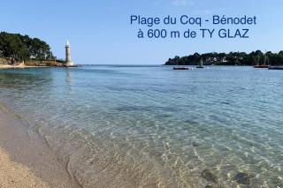 TY GLAZ : la plage à 400 m, maison de charme - 9