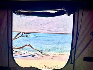 Embark on a journey through Maui with Aloha Glamp's jeep and rooftop tent allows you to discover diverse campgrounds, unveiling the island's beauty from unique perspectives each day - Paia - 4