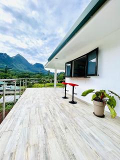 Moorea villa neuve, vue panoramique - Painapo Lodge Ho'e - Paopao - 5
