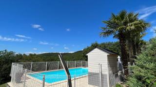 Maison belle vue et piscine - Cazoulès - 7