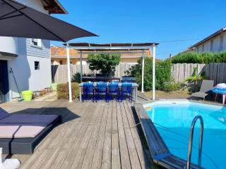 Villa élégante à Biscarrosse avec piscine privée - Biscarrosse - 9
