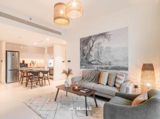 Manzil - 1BR Apartment in Emaar Beachfront with Private Beach & Marina Access - Dubai - 7