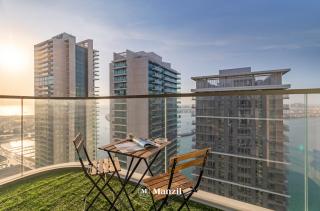 Manzil - 1BR Apartment in Emaar Beachfront with Private Beach & Marina Access - Dubai - 2