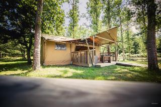 Tente lodge Jacuzzi privatif en pleine nature - Thiel-sur-Acolin - 4
