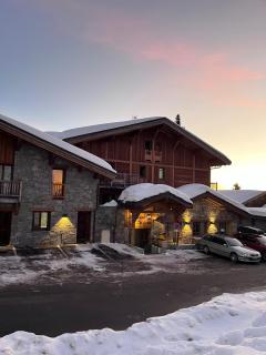Appartement Chalet CASSIOPEE sous charpente avec cheminée - La Rosière - 0