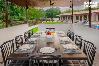 StayVista's Mango Splash - Mountain-View Retreat with Spacious Outdoor Pool, Lawn & Gazebo - Karjat - 8