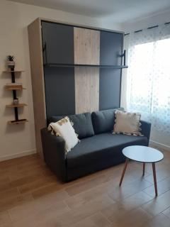 Studio climatisé avec une place de parking et classé 2 étoiles à la Faviére - Bormes-les-Mimosas - 6