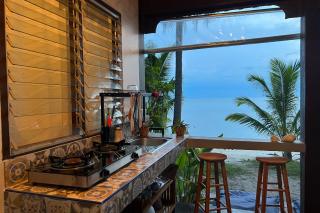 FRONT BEACH BUNGALOW - OUTDOOR SHOWER - Working Desk - Koh Samui - 2