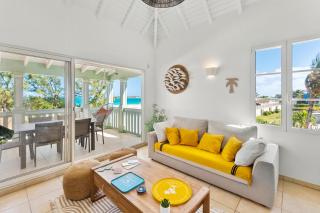 Sur la plage de la Baie Orientale - Bel appartement VUE MER 6à7p - 9