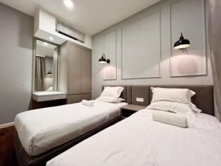 The Shore River Condo 3BR/7pax/Wi-fi/6minDr2jonker - Malacca - 3