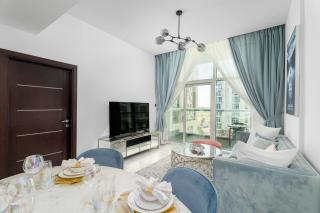Nasma Luxury Stays - Sleek City Haven 1BR in Dubai's Glitz Residence 3 - Dubai - 4