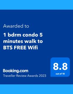 1BR Condo 5 Min to BTS 1000Mbps Fiber Wi-Fi great location - 3