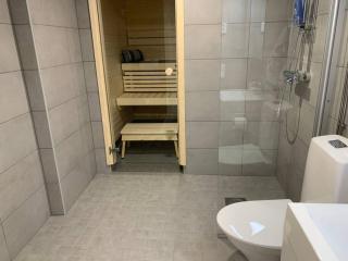Yhden makuuhuoneen huoneisto Satamassa sauna ja iso parveke, parkkihallimahdollisuus varauksella - Jyväskylä - 6
