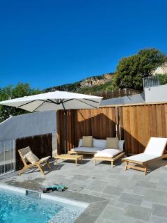 Casa lunga, 8 pax, clim, vue mer, piscine - Brando - 8