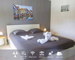 Le Cocon appart avec parking privé & terrasse - Sainte-Croix-en-Plaine - 0