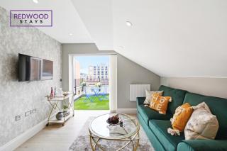 Top Quality 2 Bed 1 Bath Apartments For Contractors By REDWOOD STAYS - Reading - 0