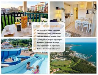 "AUTOUR DU LAC" Appartement 4 personnes, village vacances, vue sur lac, accès piscines gratuit - Talmont - 9