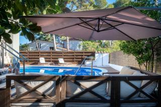 AT012 Piscina privada, muy bien equipado, la playa a 250 metros - Torredembarra - 5