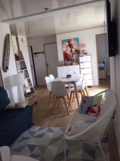 T3 FRONT DE MER LACANAU OCEAN - 22m2 TERRASSE -2 PISCINES -WIFI-PARKING - Lacanau-Océan - 8