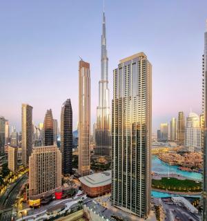 Sky-High Central Dubai Gem: Burj Khalifa & Fountain View - Dubái - 7
