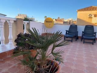 CASA TORRE Y MAR with 2 bedrooms pool barbecue patio & sun terrace - 8