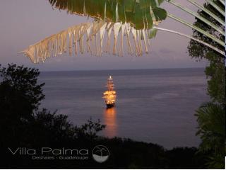 Villa Palma avec vue mer et piscine privée location Domaine de la Pointe Batterie à Deshaies - 4