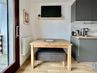 Studio cabine 4 pers avec balcon, près commerces et navette gratuite - FR-1-330F-230 - Le Monêtier-les-Bains - 4