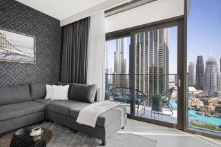 Sky-High Central Dubai Gem: Burj Khalifa & Fountain View - Dubái - 1