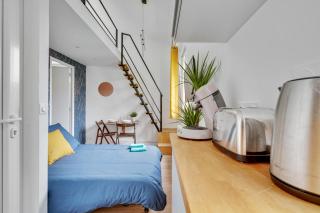 Studio avec mezzanine - Wifi - Proche Paris (R8) - Montreuil - 8