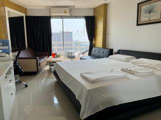 View sea,View Talay 1 高层观景公寓 乳胶床枕 中天巴士站隔壁 出门双条车直达各景区 - Pattaya Sud - 7