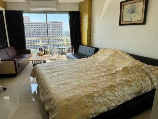 View sea,View Talay 1 高层观景公寓 乳胶床枕 中天巴士站隔壁 出门双条车直达各景区 - Pattaya Sud - 6