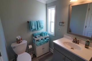 Waterfront home with private dock, walk to beach - 1